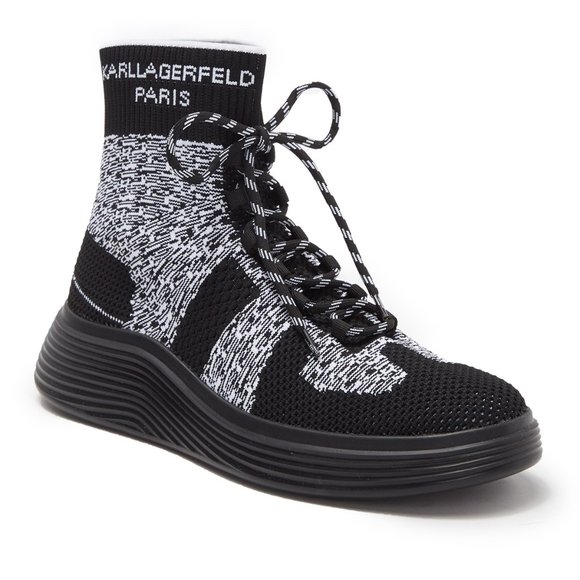 karl lagerfeld paris high top sneaker